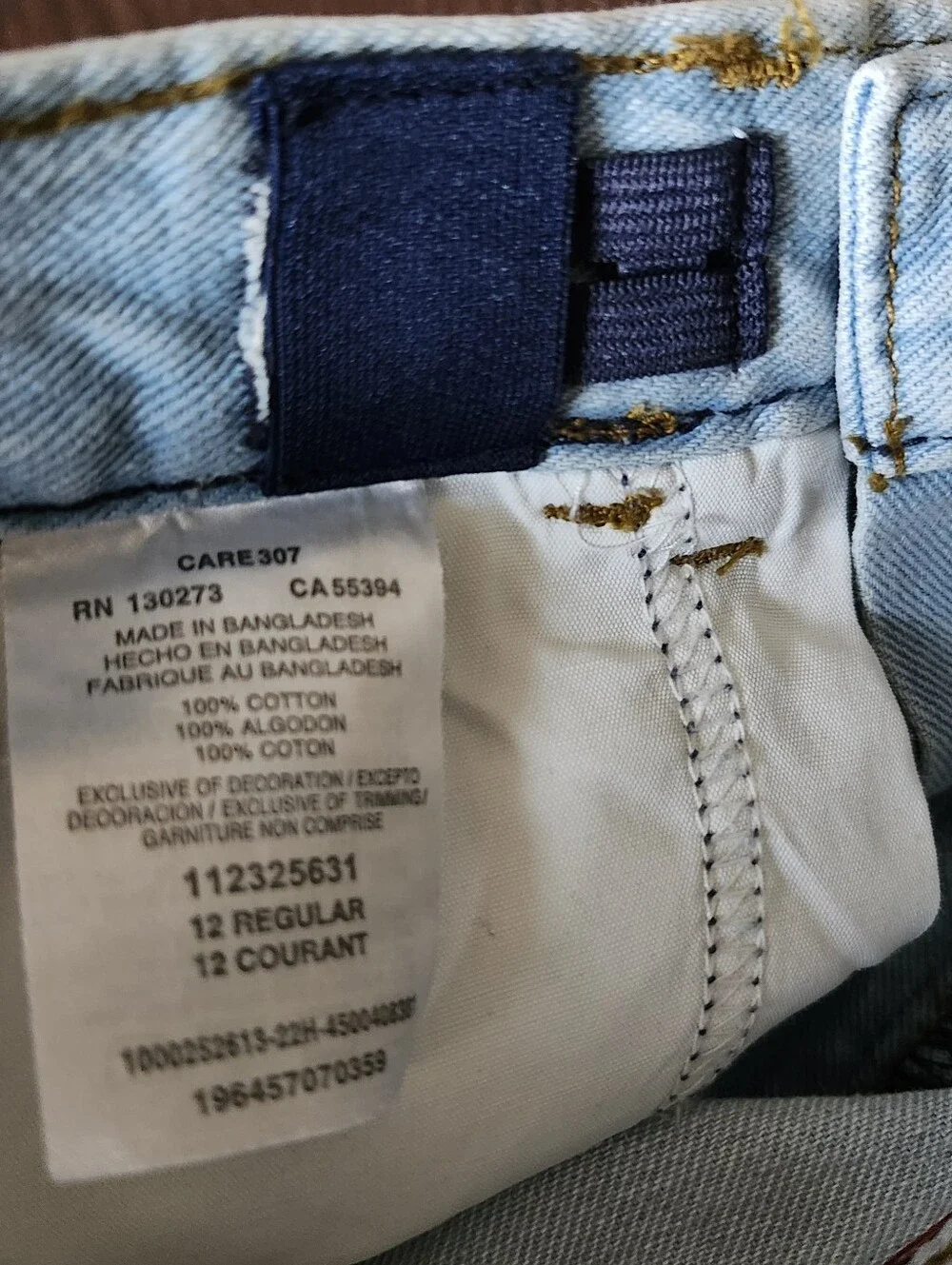 Wrangler Kids Light Wash Straight Leg Jeans